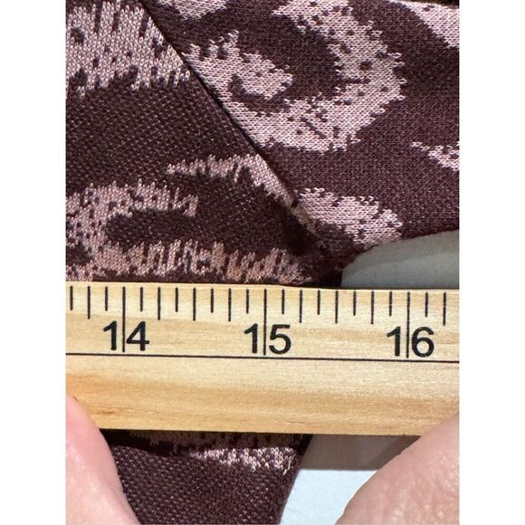 Ted Baker Brown and Pink Midi Dress - Picture 7 of 14